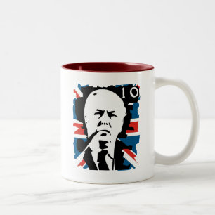 Caneca De Café Em Dois Tons Harold Wilson
