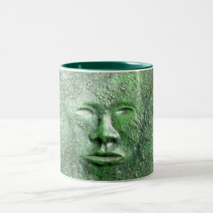 Caneca De Café Em Dois Tons Harriet Tubman Abstrato Green Cerâmica Mug