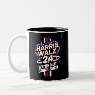Caneca De Café Em Dois Tons Harris Waltz 2024 Eleição Kamala Harris Tim Waltz
