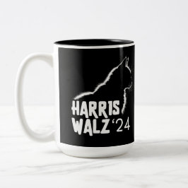 Caneca De Café Em Dois Tons Harris Walz 2024