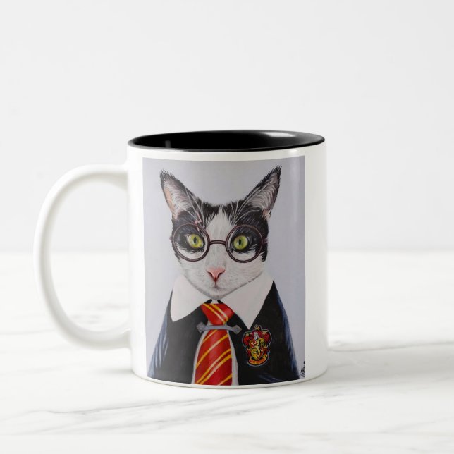 Caneca De Café Em Dois Tons Harry Pawter (Esquerda)