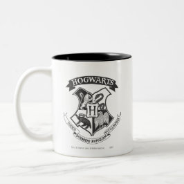 Caneca De Café Em Dois Tons Harry Potter | Retro Hogwarts Crest