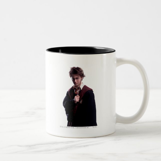 Caneca De Café Em Dois Tons Harry Potter Wand Levantado (Direita)
