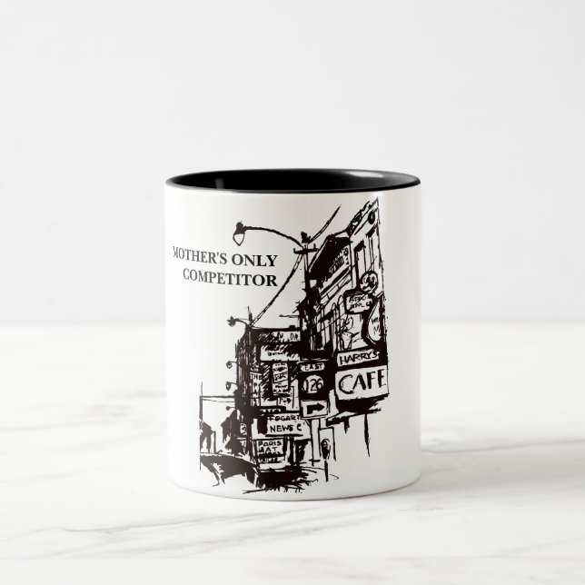 Caneca De Café Em Dois Tons Harry's Cafe Coffee Mug (Centro)