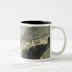 Caneca De Café Em Dois Tons Hastings, do penhasco do leste, 'de uma viagem