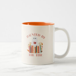 Caneca De Café Em Dois Tons Haunted by the TBR