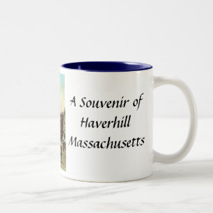 Caneca De Café Em Dois Tons Haverhill, Mass, Souvenir Mug