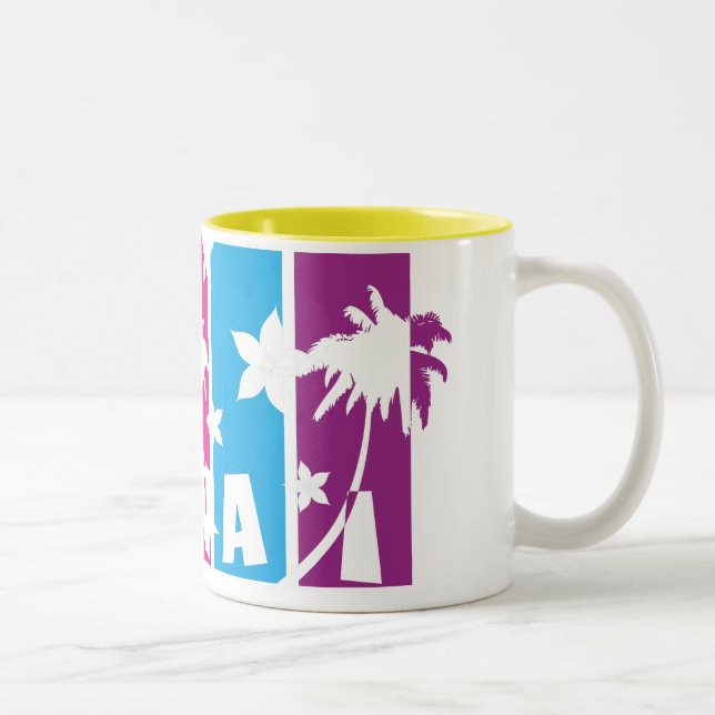 Caneca De Café Em Dois Tons hawai (Direita)