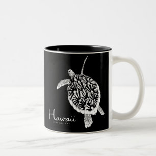 Caneca De Café Em Dois Tons Hawaii Aloha Honu Turtle