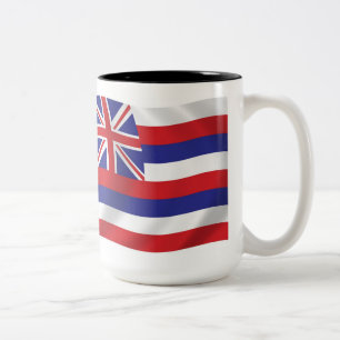 Caneca De Café Em Dois Tons Hawaii Flag Mug