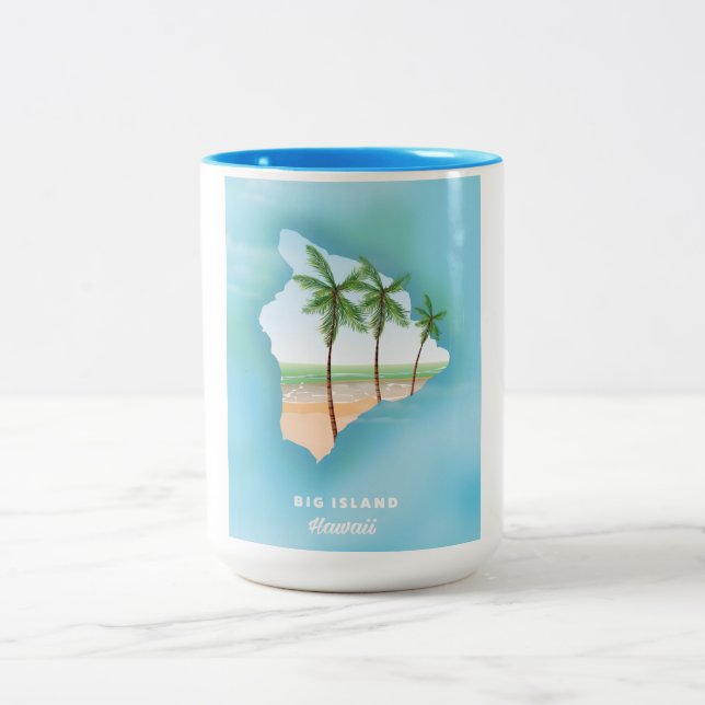 Caneca De Café Em Dois Tons Hawaii Ilha Grande (Centro)