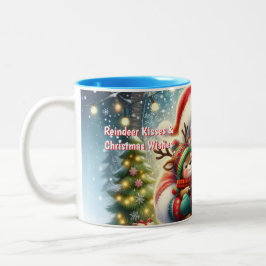 Caneca De Café Em Dois Tons Heartwarming Christmas Coffee Cup