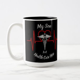 Caneca De Café Em Dois Tons Heath Care Hero Filho