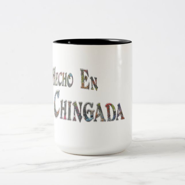 Caneca De Café Em Dois Tons Hecho En La Chingada (Centro)