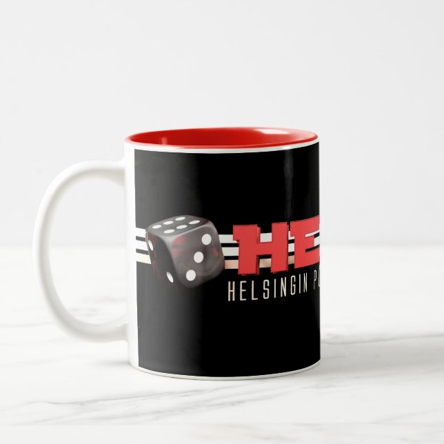 Caneca De Café Em Dois Tons Helsingin pöytäroolipelaajien virallinen o (Esquerda)