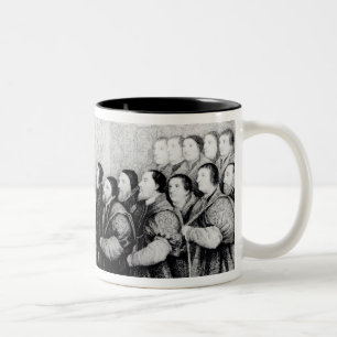 Caneca De Café Em Dois Tons Henry VIII