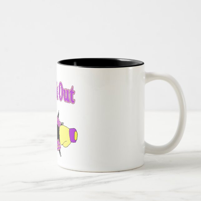Caneca De Café Em Dois Tons Hepatite auto-imune (Direita)