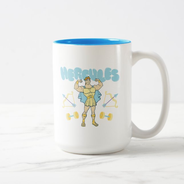 Caneca De Café Em Dois Tons Hercules Arrows and Dumbbells Flex Two-Tone Coffee (Direita)