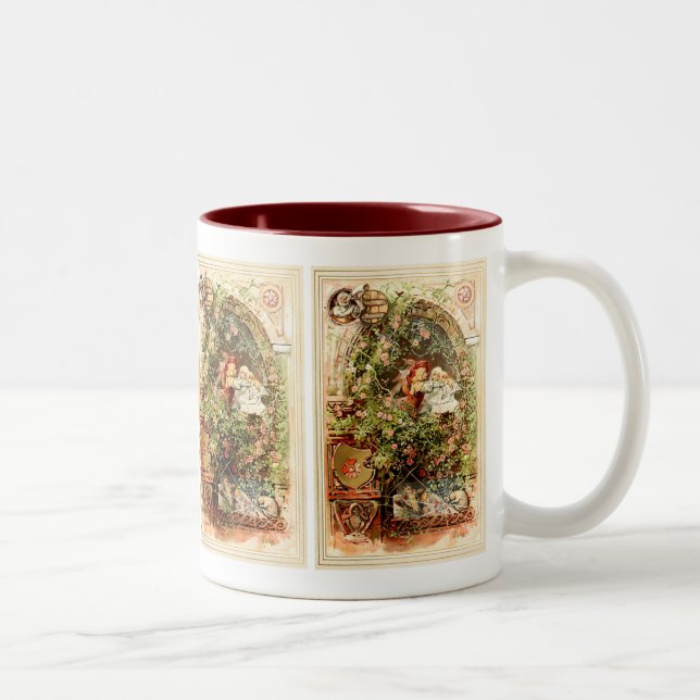 Caneca De Café Em Dois Tons Hermann Vogel - Bela Adormecida (Direita)