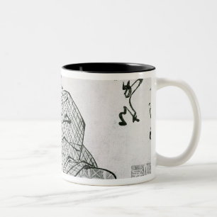 Caneca De Café Em Dois Tons Herói de um Monogatari