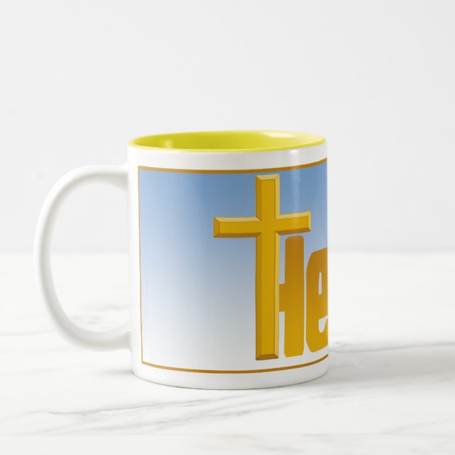Caneca De Café Em Dois Tons Hesed (Esquerda)