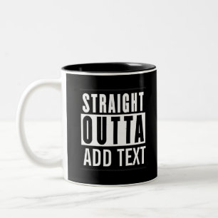 Caneca De Café Em Dois Tons Hetero Extraordinário - Adicione Sua Cidade, Estad