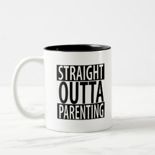 Caneca De Café Em Dois Tons Hetero fora da Parentalidade
