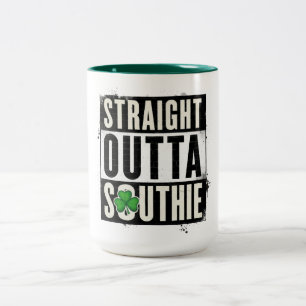 Caneca De Café Em Dois Tons Hetero Outta Southie