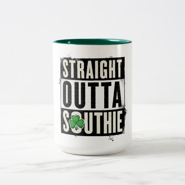 Caneca De Café Em Dois Tons Hetero Outta Southie (Centro)