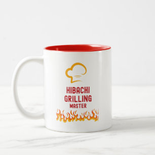 Caneca De Café Em Dois Tons Hibachi Grill Master