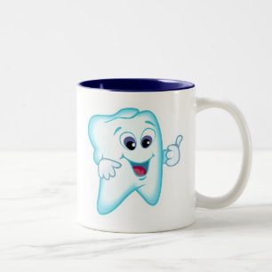 Caneca De Café Em Dois Tons Higienista dental