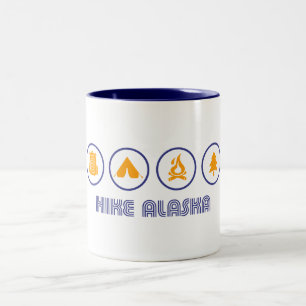 Caneca De Café Em Dois Tons Hike Alaska