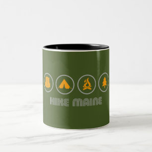 Caneca De Café Em Dois Tons Hike Maine
