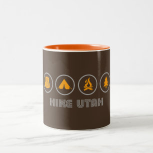 Caneca De Café Em Dois Tons Hike Utah
