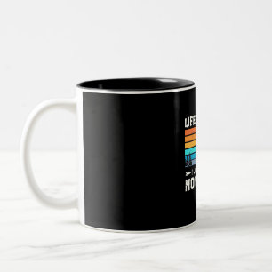 Caneca De Café Em Dois Tons Hiker, Eu Só Preciso Das Montanhas
