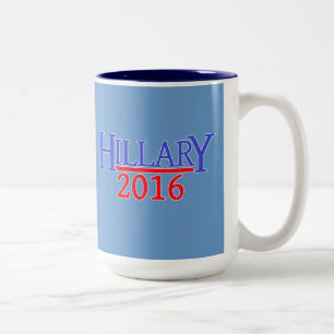 CANECA DE CAFÉ EM DOIS TONS HILLARY 2016