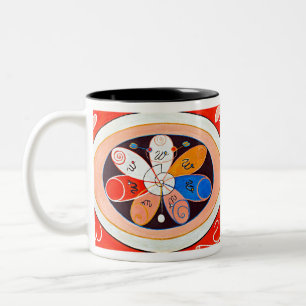 Caneca De Café Em Dois Tons Hilma af Klint intitulado