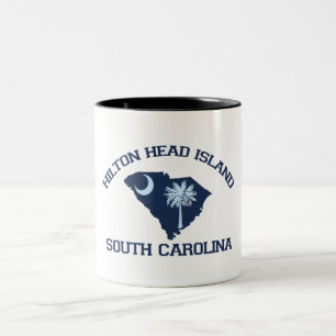 Caneca De Café Em Dois Tons Hilton Head Island.