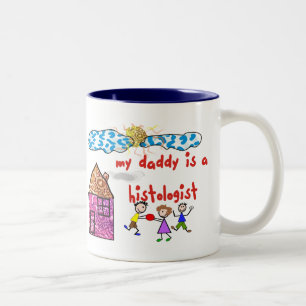 Caneca De Café Em Dois Tons Histologistas Kids T-Shirts