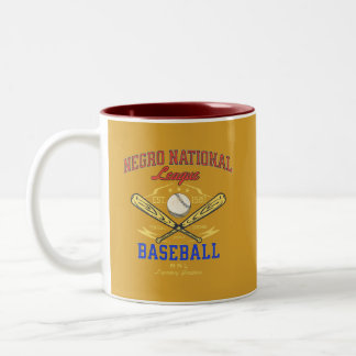 Caneca De Café Em Dois Tons História de Baseball da Liga Nacional Negro
