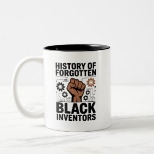 Caneca De Café Em Dois Tons História de Inventores Negros Esquecidos