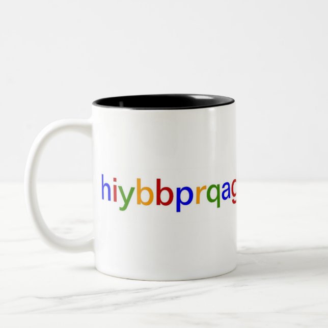 Caneca De Café Em Dois Tons hiybbprqag (Esquerda)