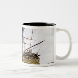 Caneca De Café Em Dois Tons HMS Victory