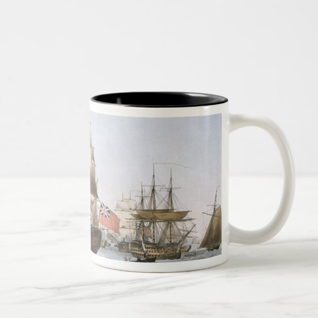 Caneca De Café Em Dois Tons HMS Victory, 1806 (Direita)