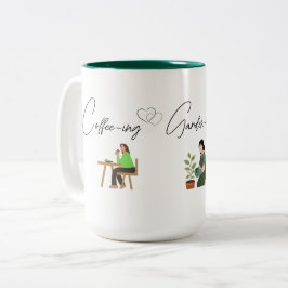 Caneca De Café Em Dois Tons Hobbies