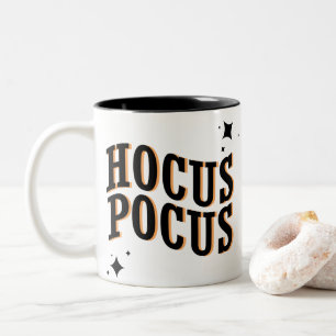 Caneca De Café Em Dois Tons Hocus Pocus Spooky Cute Witches Halloween