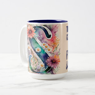 Caneca De Café Em Dois Tons Hoje é uma citação motivacional de início novo do