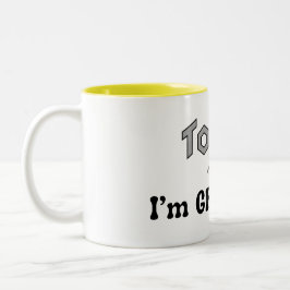 Caneca De Café Em Dois Tons Hoje, sou Grateful Cup