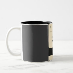 Caneca De Café Em Dois Tons Holanda Holanda - Retro Trav Mínimo