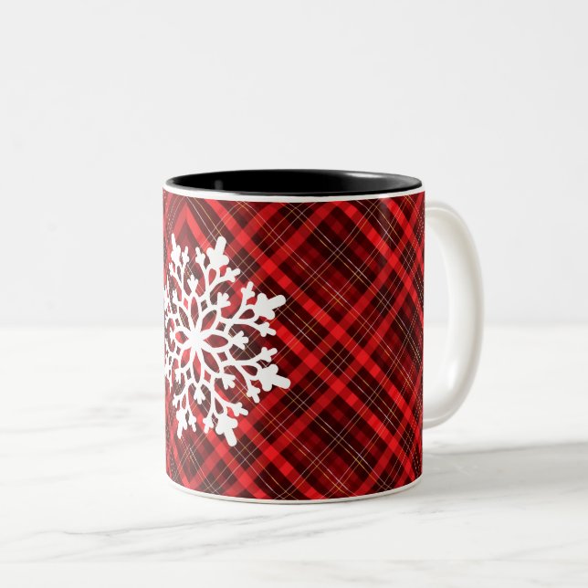 Caneca De Café Em Dois Tons Holiday Mug (Frente Esquerda)